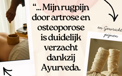 “Eindelijk echte verlichting voor mijn rugpijn dankzij Ayurveda”
